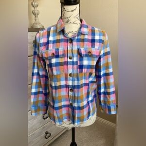 Multi-colored flannel